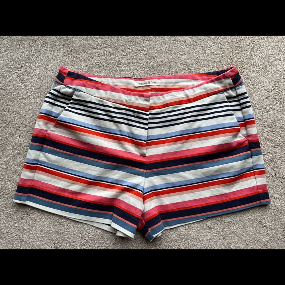 Striped summer colorful shorts size 10